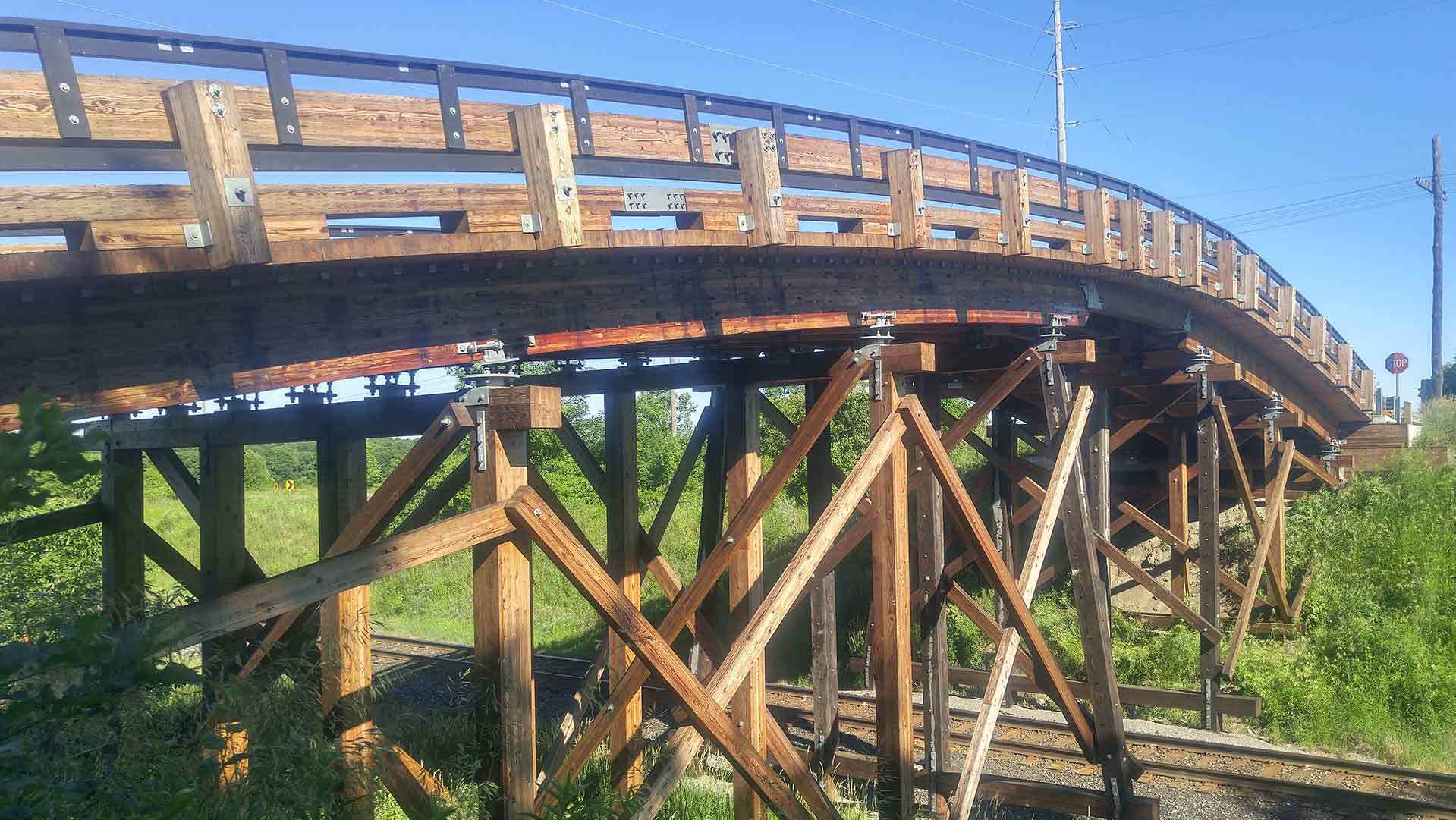 Dickinson Road Timber Bridge, USA, Canada, Australia, Timber Restoration Services, Timber Bridge Structure