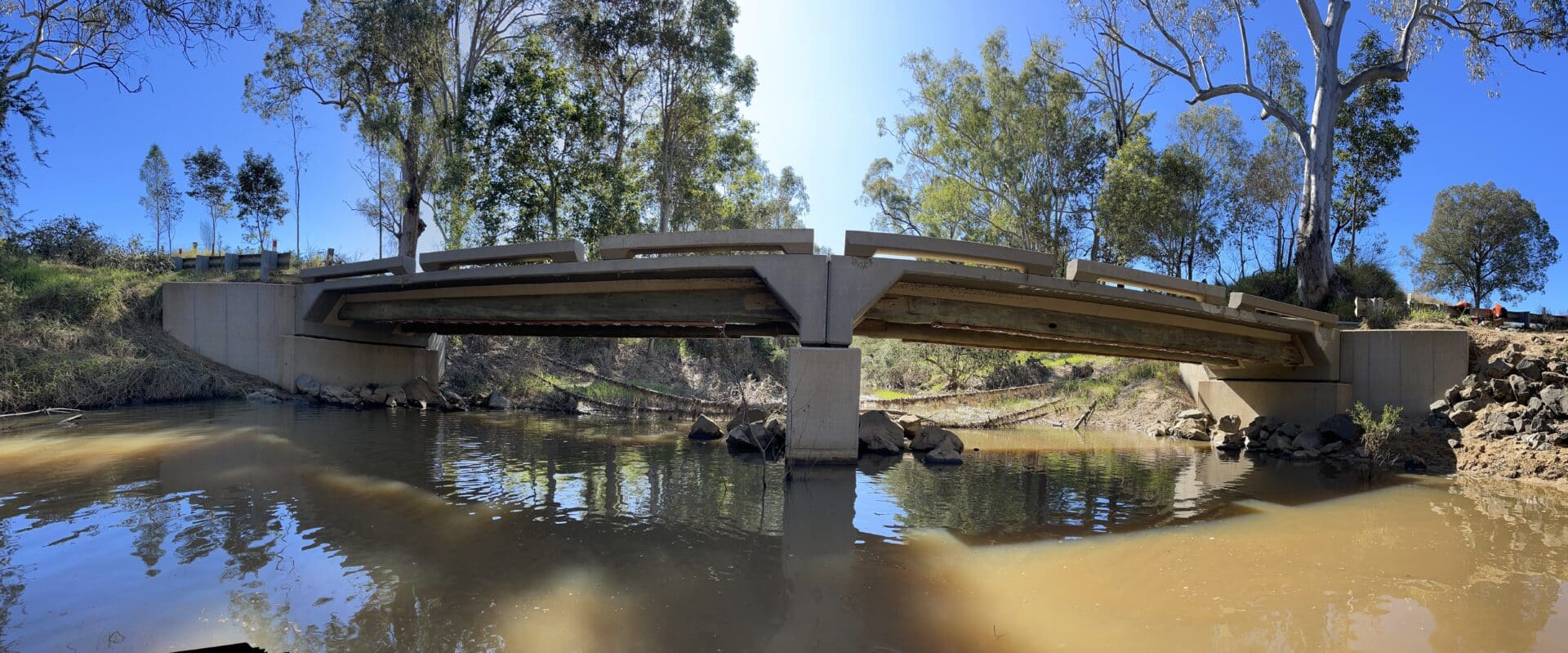 Completed Doolan Deck bridge after rehabilitation